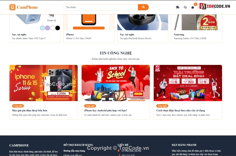 Website bán hàng,Web bán hàng,chat bot
